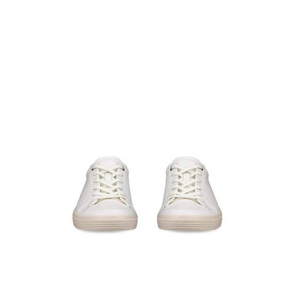 ECCO Soft 7 Classic Sneaker 218613 01007 Ladies White Leather Lace Up Shoes-elevate your sole