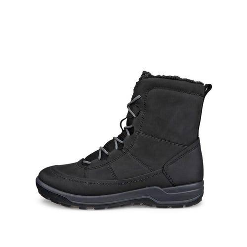 ECCO Trace Lite Boot Warm 832153 12001 Ladies Black Leather Water Resistant Lace Up Ankle Boots-elevate your sole