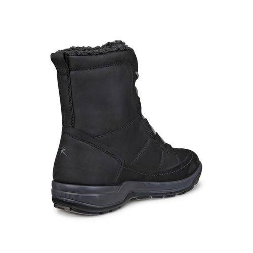 ECCO Trace Lite Boot Warm 832153 12001 Ladies Black Leather Water Resistant Lace Up Ankle Boots-elevate your sole
