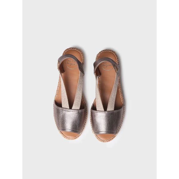 Toni Pons Etna Ladies Spanish Bronze Leather Pull On Sandals