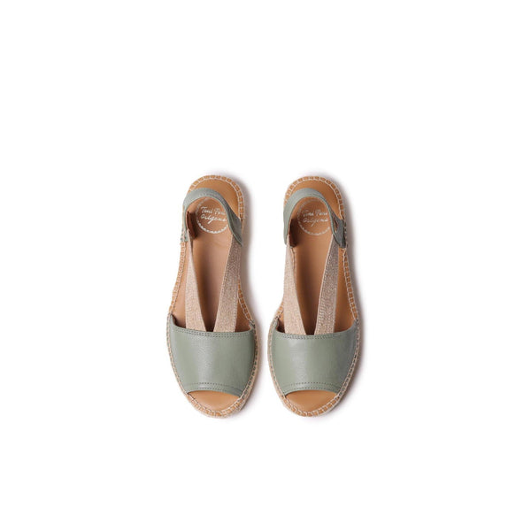 Toni Pons Etna Ladies Spanish Mint Leather Pull On Sandals