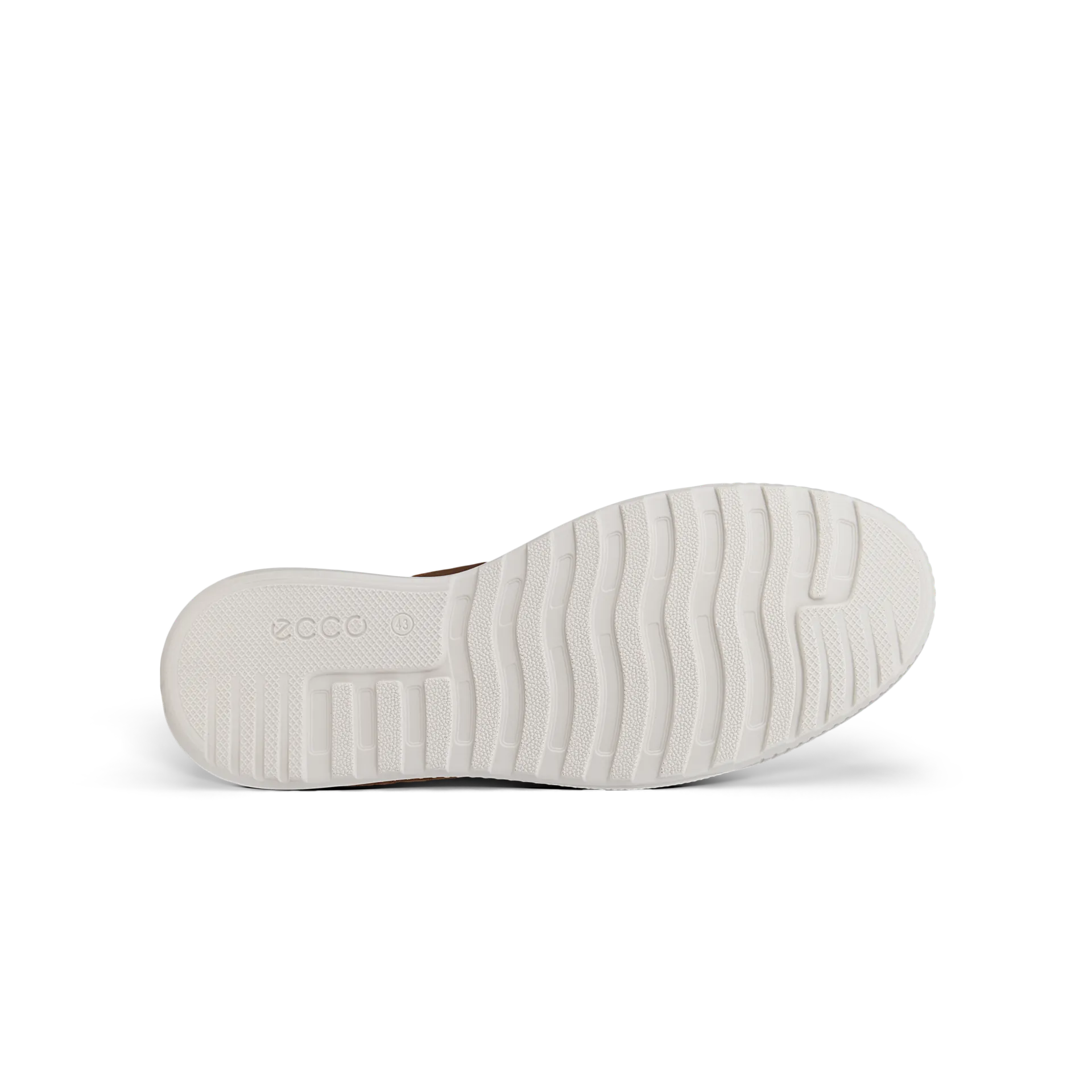 Ecco Byway M 50168402034 Mens Camel Leather Lace Up Trainers