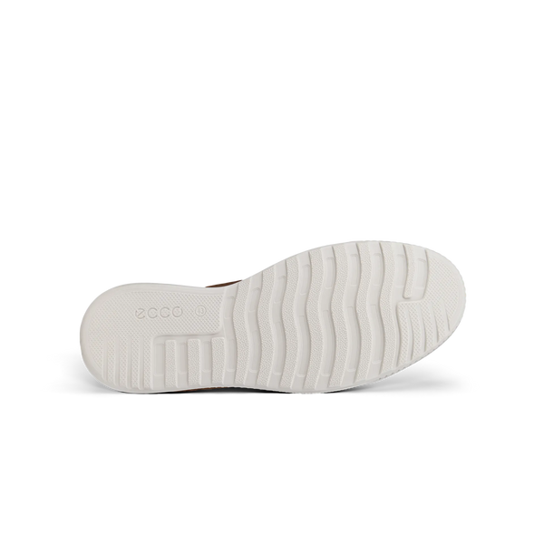 Ecco Byway M 50168402034 Mens Camel Leather Lace Up Trainers