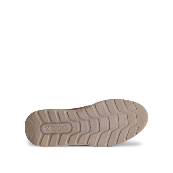 Ecco City Stride Mens Mocha/Cocoa Brown/Mocha Leather Lace Up Trainers