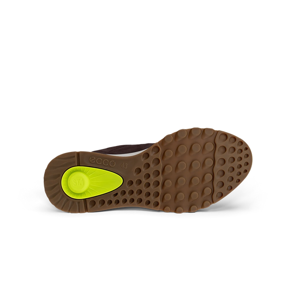 Ecco Exostride M Low GTX 83530402178 Mens Mocha Leather Waterproof Lace Up Trainers