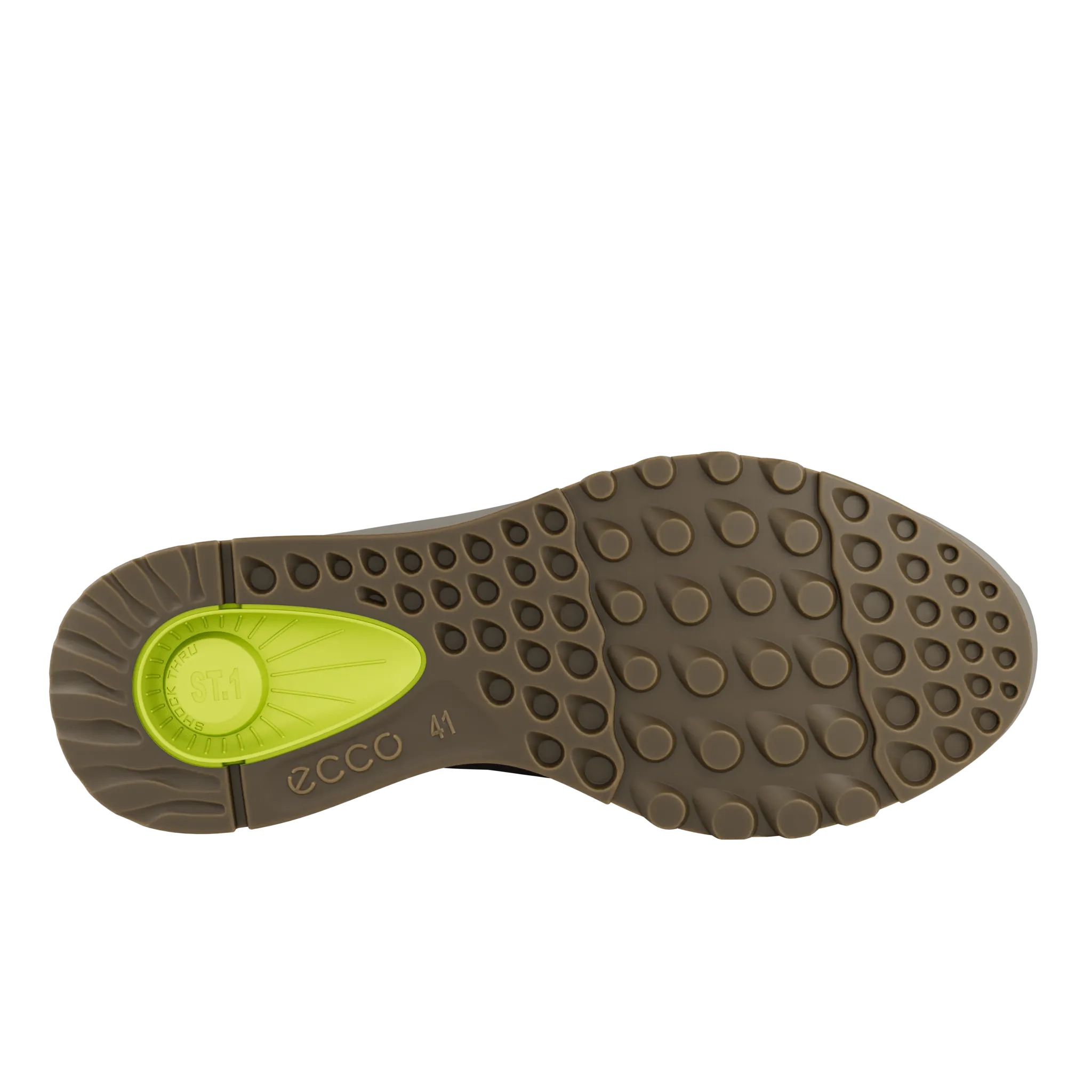 Ecco Exostride M Low GTX 83530402178 Mens Mocha Leather Waterproof Lace Up Trainers