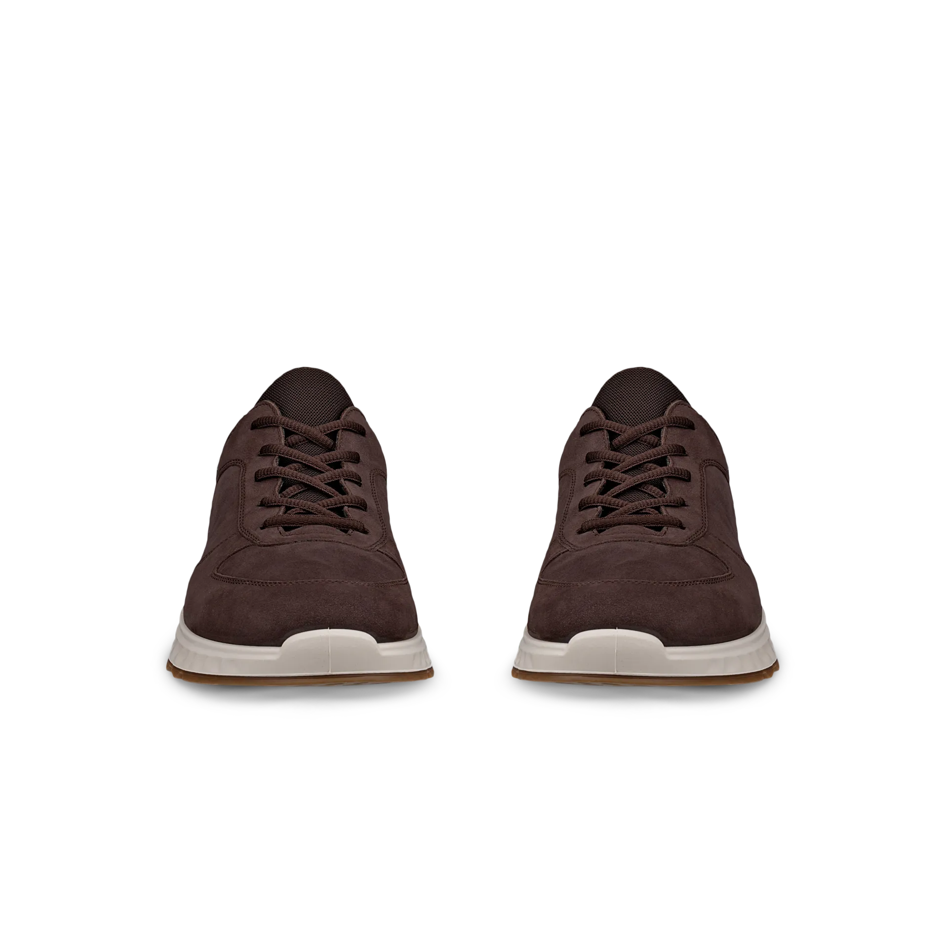 Ecco Exostride M Low GTX 83530402178 Mens Mocha Leather Waterproof Lace Up Trainers