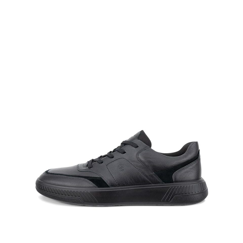 Ecco Move M Walker Mens Black/Black Leather Lace Up Shoes