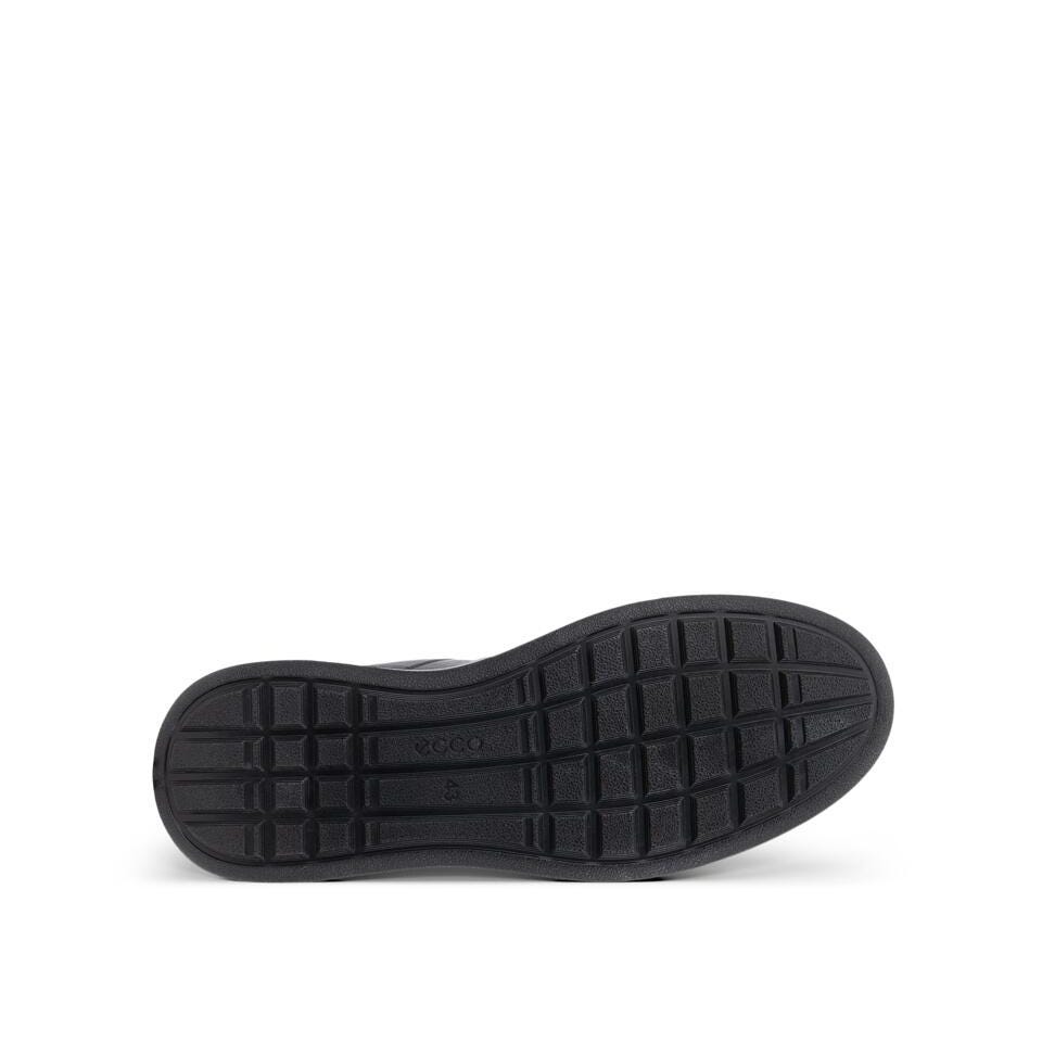 Ecco Move M Walker Mens Black/Black Leather Lace Up Shoes