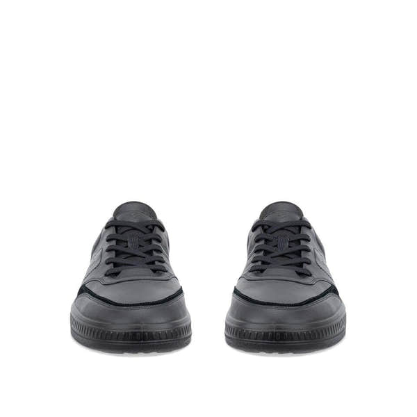 Ecco Move M Walker Mens Black/Black Leather Lace Up Shoes