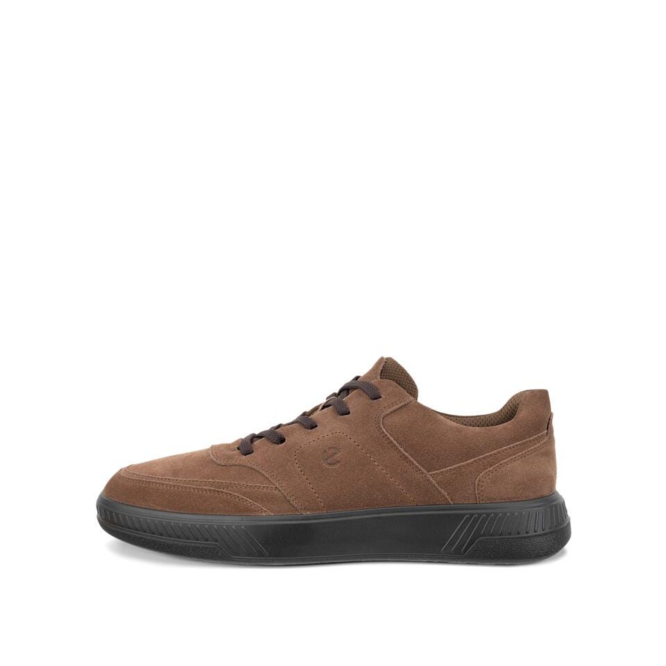 Ecco Move M Walker Mens Cocoa Brown Leather Lace Up Shoes