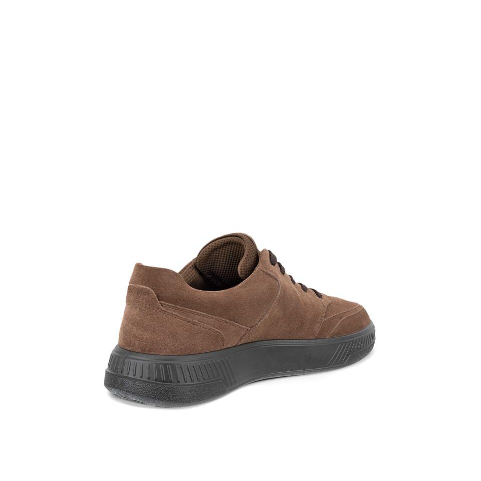 Ecco Move M Walker Mens Cocoa Brown Leather Lace Up Shoes