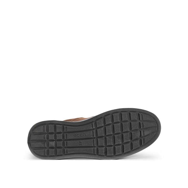 Ecco Move M Walker Mens Cocoa Brown Leather Lace Up Shoes