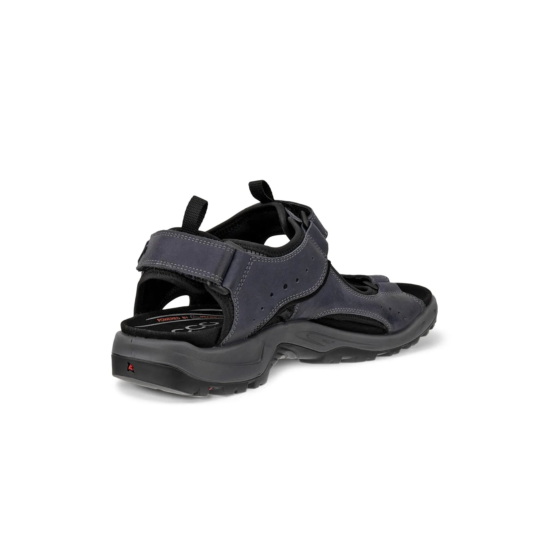 Ecco Offroad Andes II M LTD men's marine leather touch-fastening sandals with rugged outsole and adjustable strap.