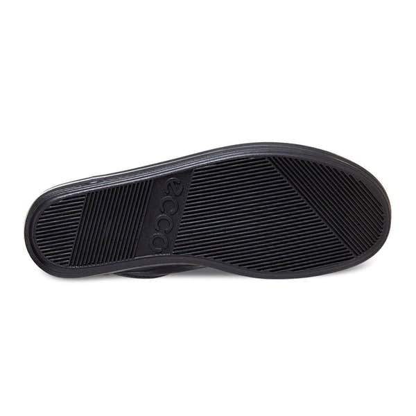 Ecco Soft 2.0 206503 56723 Ladies Black Leather Lace Up Shoes-elevate your sole