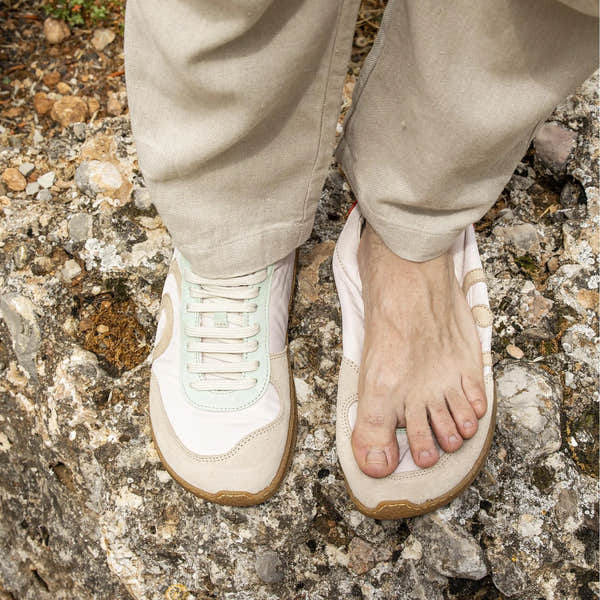 El Naturalista N5435A Unisex Wide Spanish Multi Cream Leather Lace Up Shoes