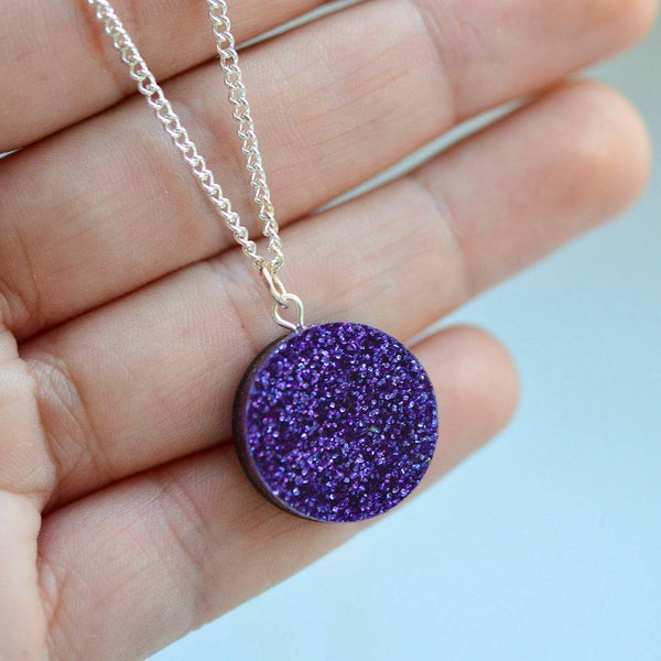 Esoteric London Glitter Dot Necklace-elevate your sole