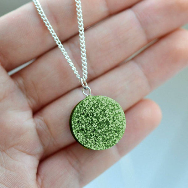 Esoteric London Glitter Dot Necklace-elevate your sole
