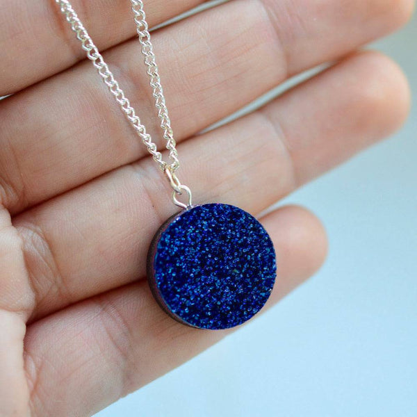 Esoteric London Glitter Dot Necklace-elevate your sole