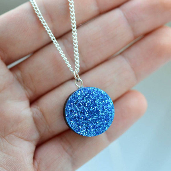 Esoteric London Glitter Dot Necklace-elevate your sole