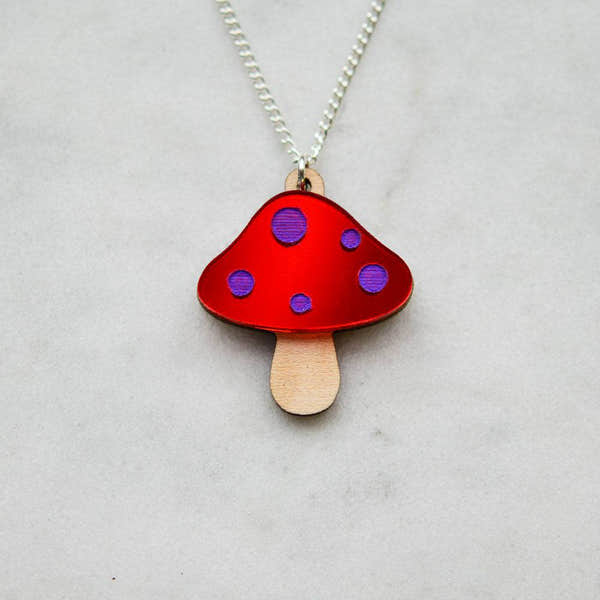 Esoteric London Toadstool Necklace-elevate your sole