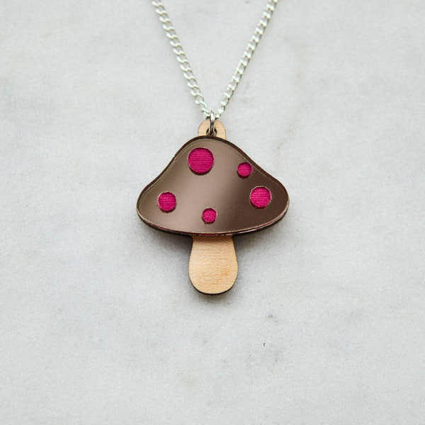 Esoteric London Toadstool Necklace-elevate your sole