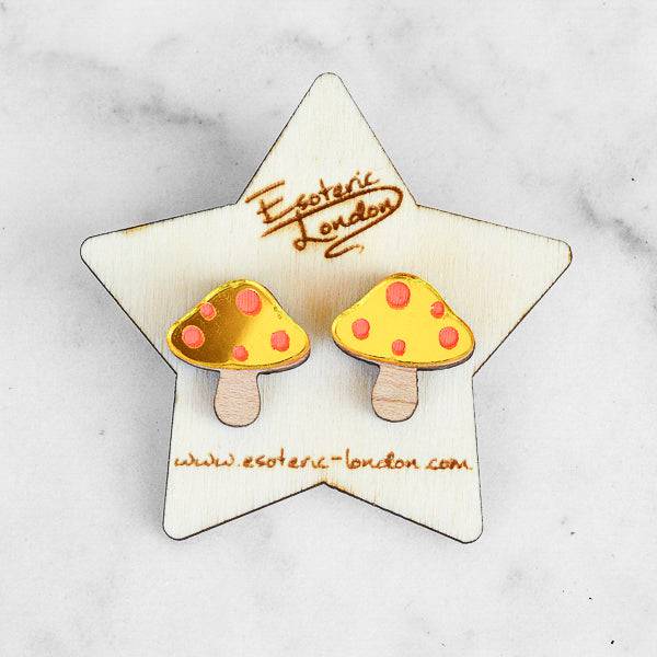 Esoteric London Toadstool Stud Earrings-elevate your sole