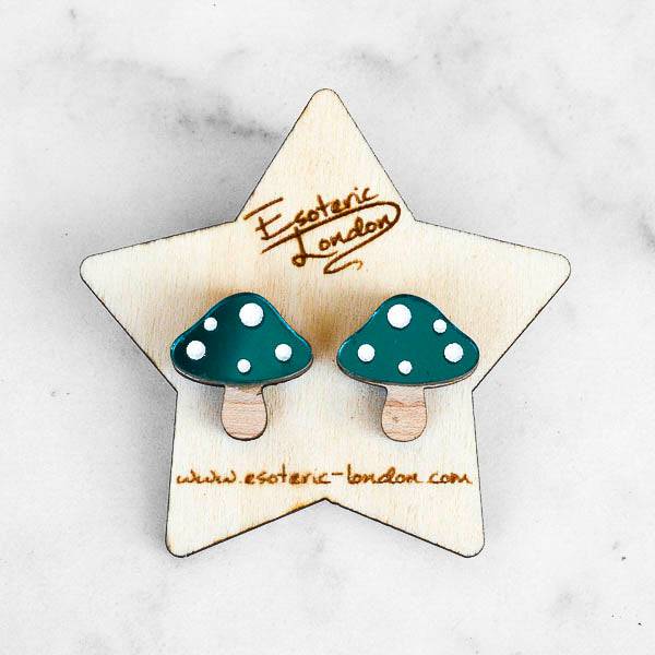 Esoteric London Toadstool Stud Earrings-elevate your sole