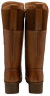 Lotus Fitzgerald Ladies Tan Leather Side Zip Mid-Calf Boots
