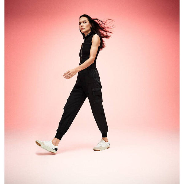 FitFlop HE6-328 Rally Evo Ladies Urban White & Black Suede Lace Up Trainers-elevate your sole