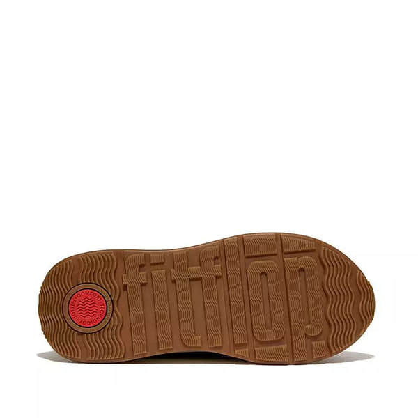 FitFlop HO7-399 F-Mode Flatform Ladies Midnight Navy Suede Lace Up Trainers-elevate your sole