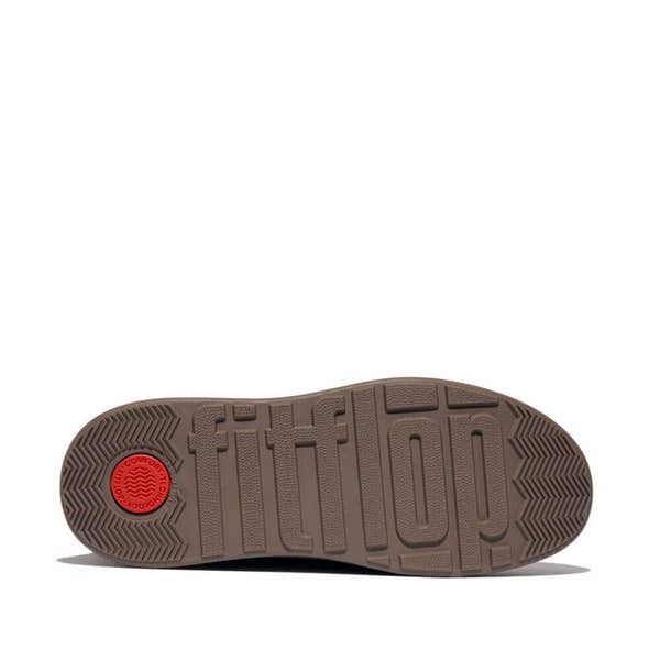 Fitflop FH4-A76 F-Mode Ladies Minkey Grey Leather Elasticated Ankle Boots-elevate your sole