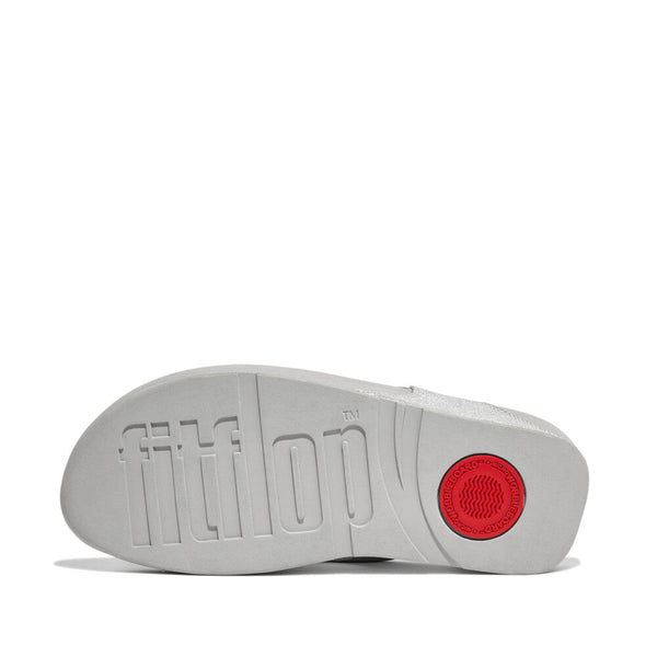 Fitflop I88-011 Lulu Ladies Silver Leather Toe Post Sandals - elevate your sole