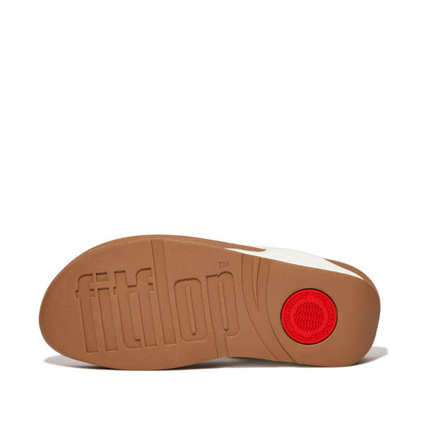 Fitflop I88-024 Lulu Ladies White Leather Toe Post Sandals - elevate your sole