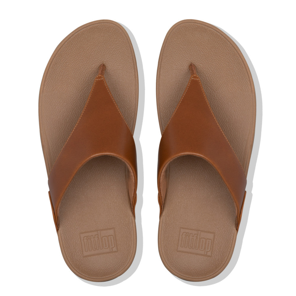 Fitflop I88-592 Lulu Leather Ladies Light Tan Toe-Post Sandals - elevate your sole