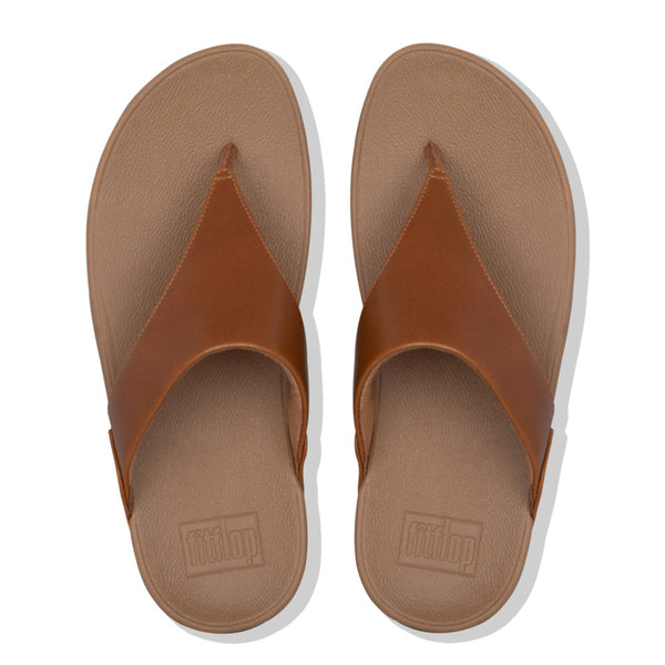 Fitflop I88-592 Lulu Leather Ladies Light Tan Toe-Post Sandals - elevate your sole
