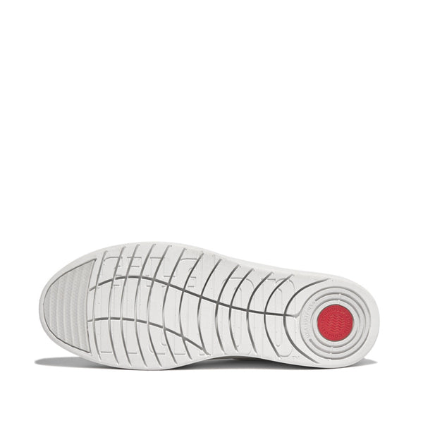 Fitflop X22-194 Rally Ladies Urban White Leather Lace Up Trainers - elevate your sole