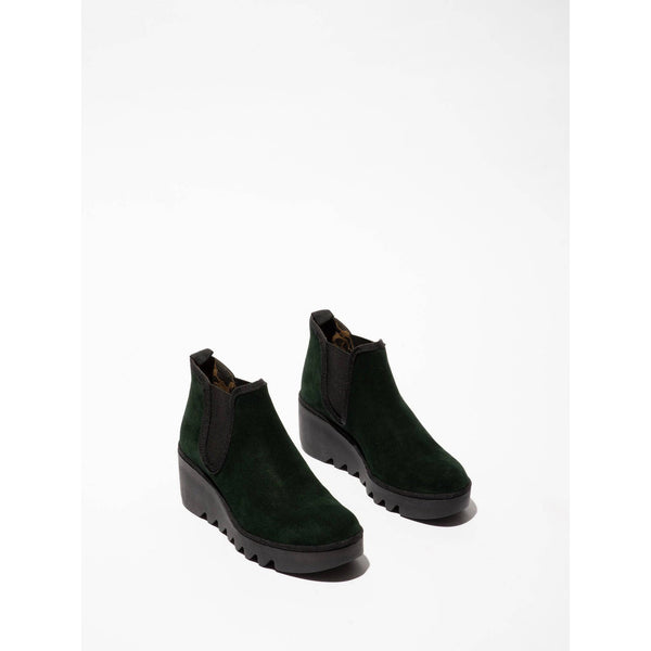 Fly BYNE349 Oil Ladies Pine Suede Pull On Ankle Boots-elevate your sole