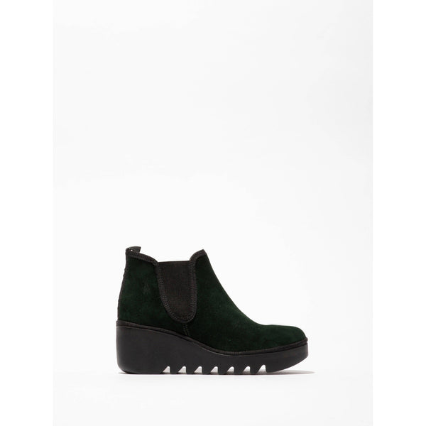 Fly BYNE349 Oil Ladies Pine Suede Pull On Ankle Boots-elevate your sole