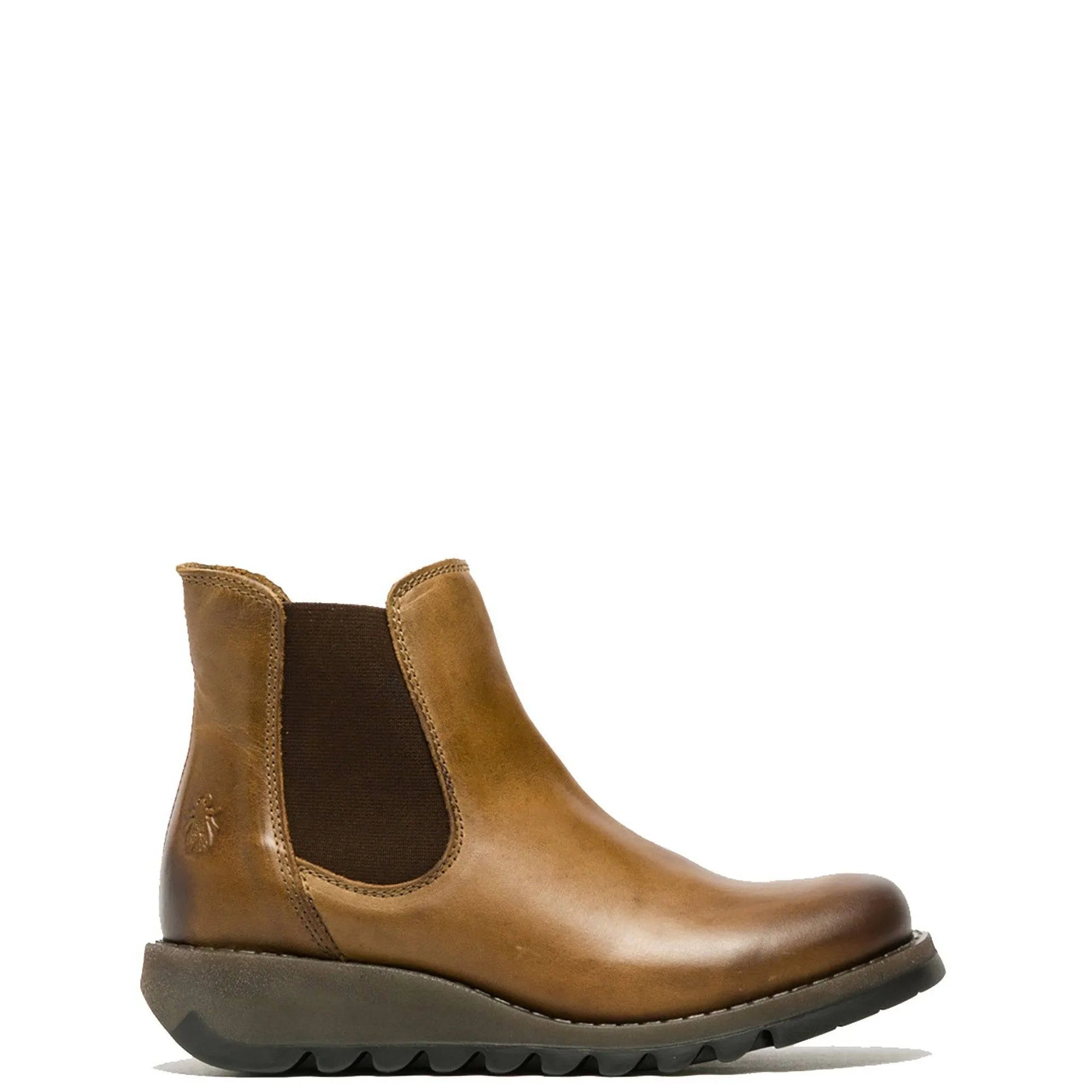 Fly London Salv Camel Leather Pull On Ankle Boots-elevate your sole