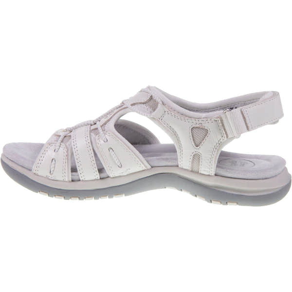 Free Spirit 41059 Fairmont 2 Ladies White Leather Arch Support Touch Fastening Sandals-elevate your sole