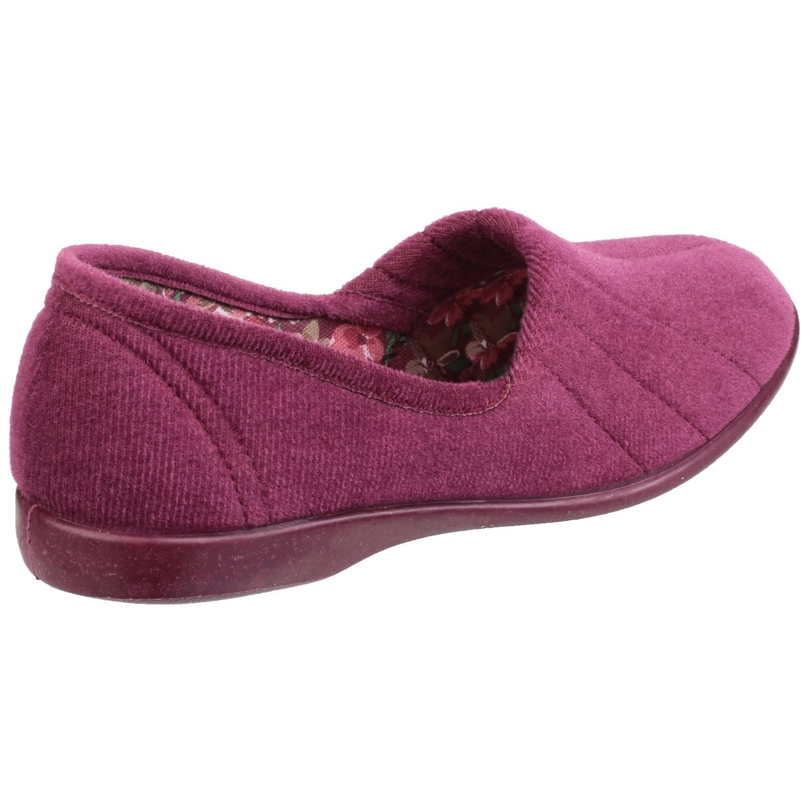 GBS Audrey Slipper Ladies Spanish Pink Textile Slip On Slippers-elevate your sole