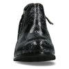 Laura Vita Gicgaso 02 Ladies Black Leather Slip On Shoes