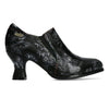 Laura Vita Gicgaso 02 Ladies Black Leather Slip On Shoes