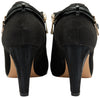 Lotus Gloria Ladies Black Textile Side Zip Shoe Boots