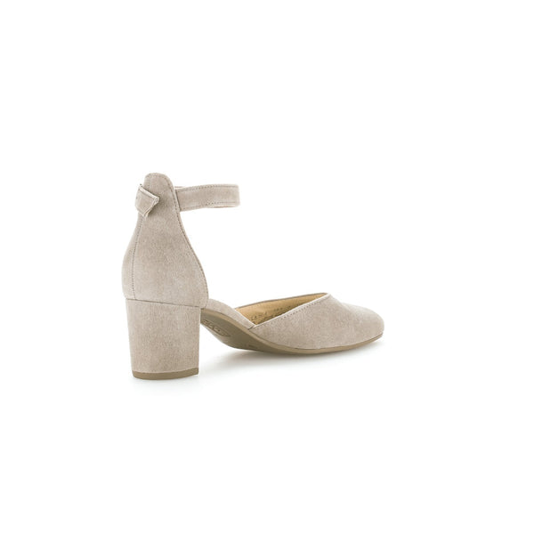 Gabor 21.340.12 Gala Ladies Mink Suede Buckle Heels-elevate your sole