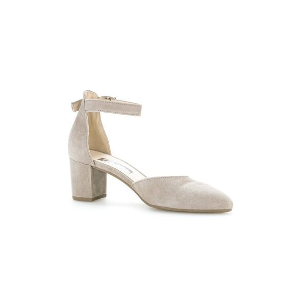 Gabor 21.340.12 Gala Ladies Mink Suede Buckle Heels-elevate your sole