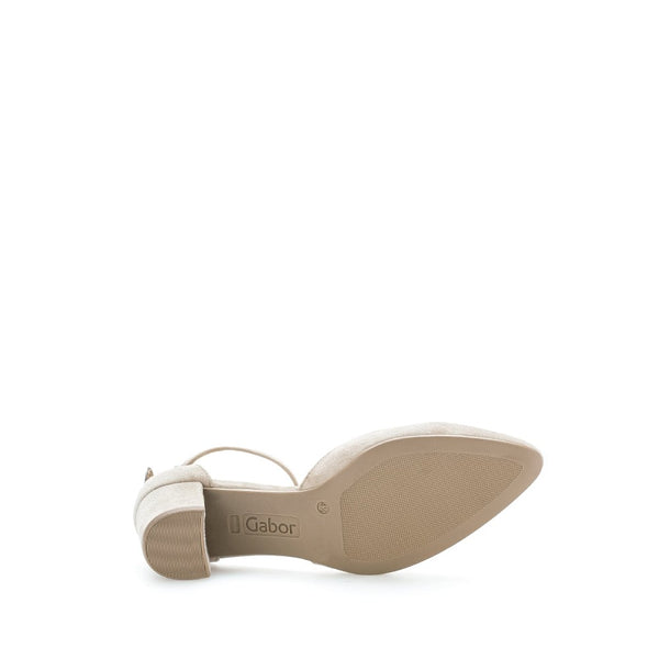 Gabor 21.340.12 Gala Ladies Mink Suede Buckle Heels-elevate your sole