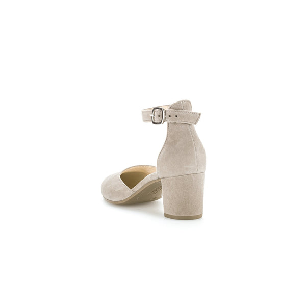 Gabor 21.340.12 Gala Ladies Mink Suede Buckle Heels-elevate your sole
