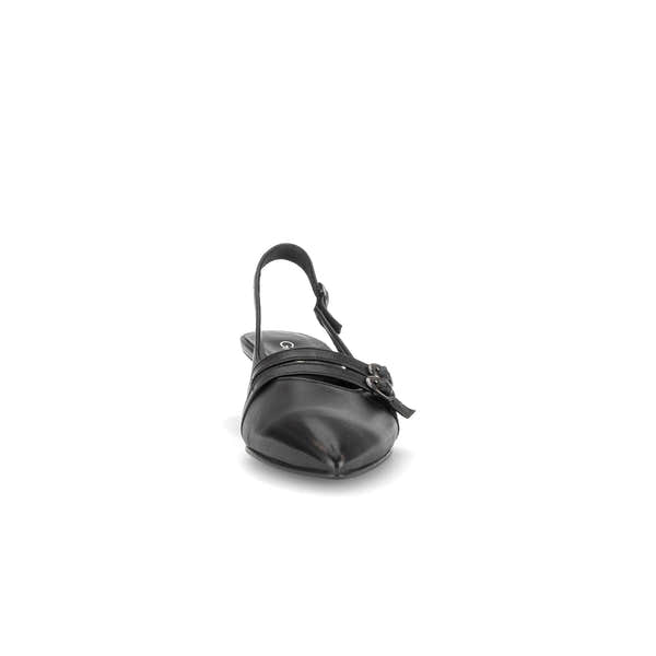 Gabor Edith black slingback shoes, rotating product angle 18.